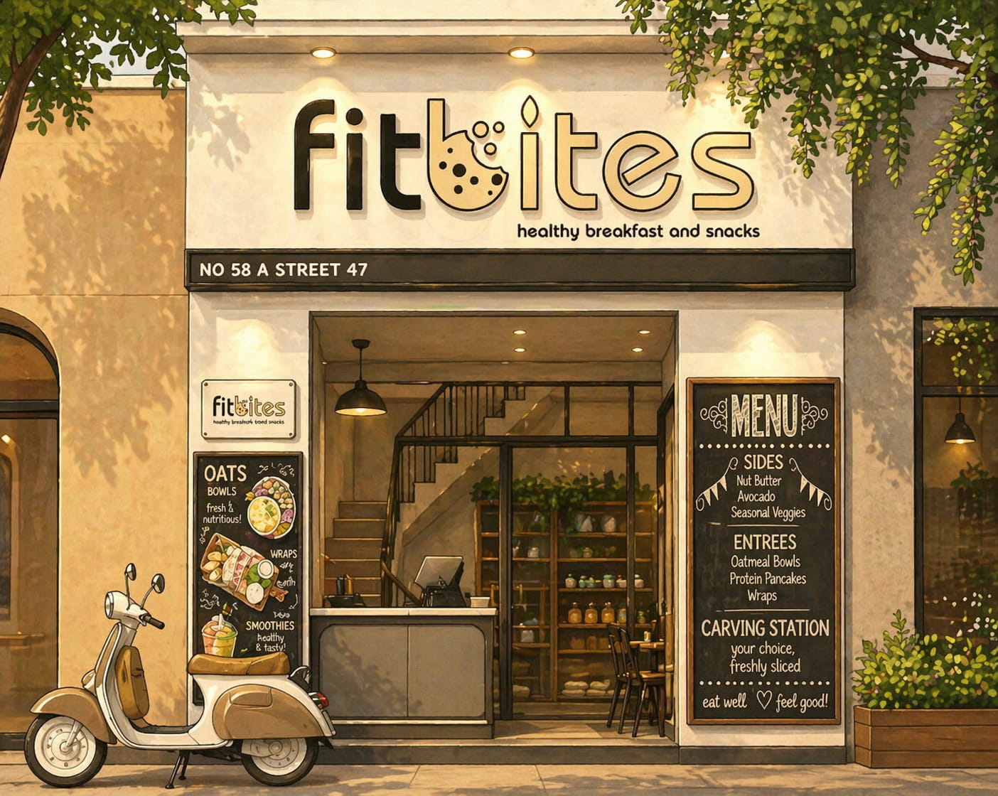Visit our café